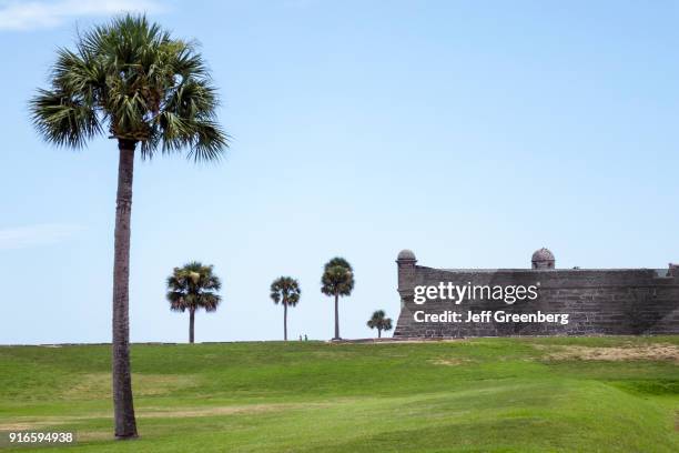 The sentry post at the Castillo de San Marcos National Monument.