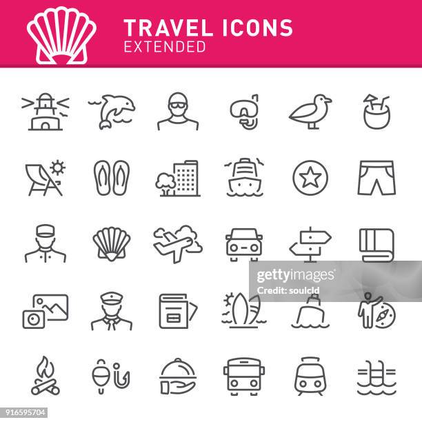 reisen symbole - airline food stock-grafiken, -clipart, -cartoons und -symbole