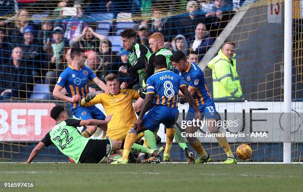 Shrewsbury Town v Plymouth Argyle - Sky Bet League One Shrewsbury Town v Plymouth Argyle - Sky Bet League One