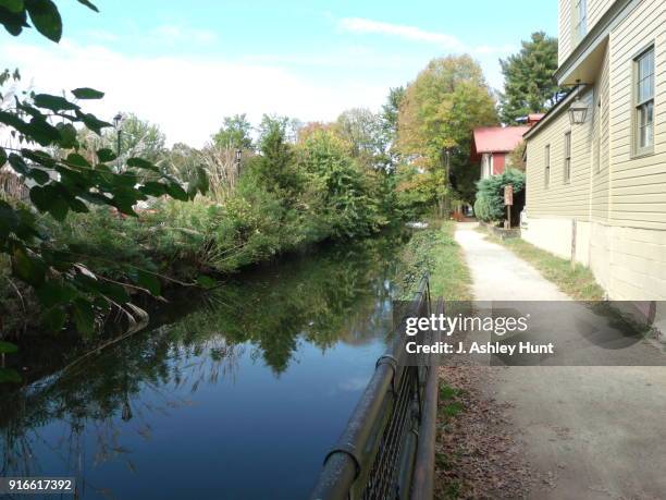 the deleware canal in new hope, pa - doylestown pa stock pictures, royalty-free photos & images