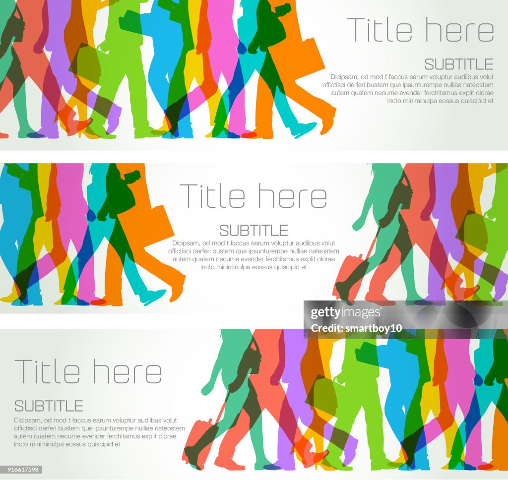 Person Banner Example Business People Banners High-Res Vector Graphic - Getty Images