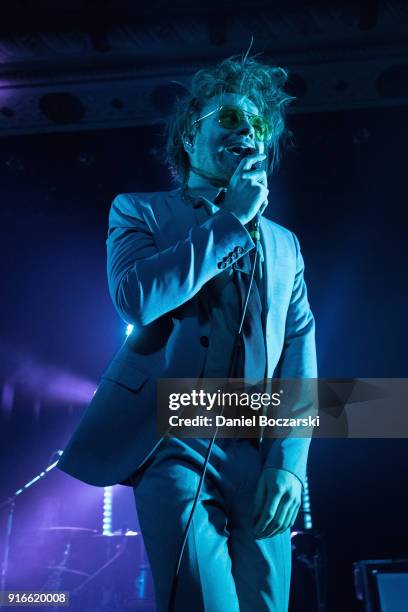 Rou Reynolds of Enter Shikari performs at Metro on February 9, 2018 in Chicago, Illinois.