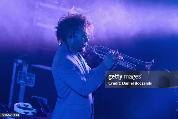 Rou Reynolds of Enter Shikari performs at Metro on February 9, 2018 in Chicago, Illinois.