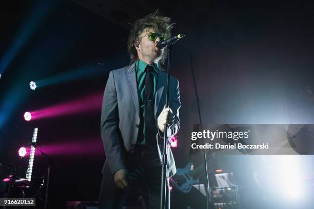 Rou Reynolds of Enter Shikari performs at Metro on February 9, 2018 in Chicago, Illinois.