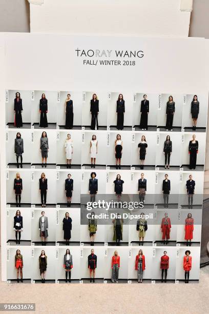 View of backstage at the Taoray Wang fashion show during New York Week: The Shows at Gallery II at Spring Studios on February 10, 2018 in New York...