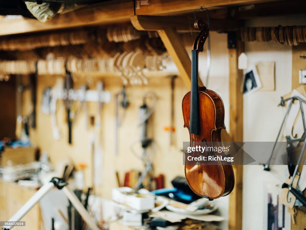 Antique Violin Repair Shop