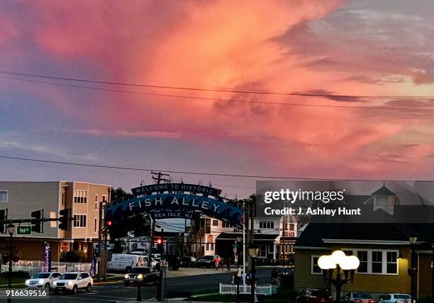 sea isle city - sea isle city new jersey stock pictures, royalty-free photos & images
