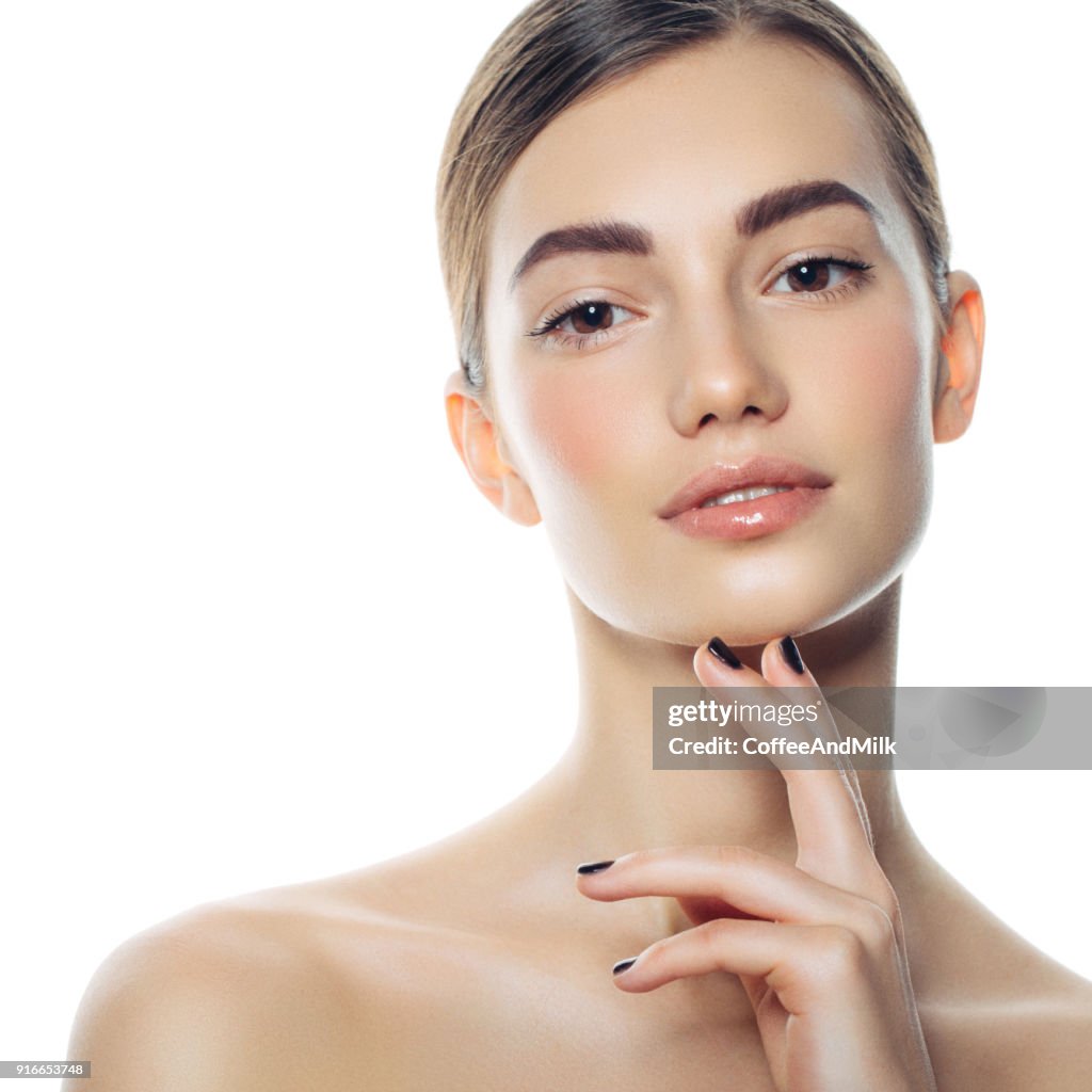 Beautiful Woman Face Portrait