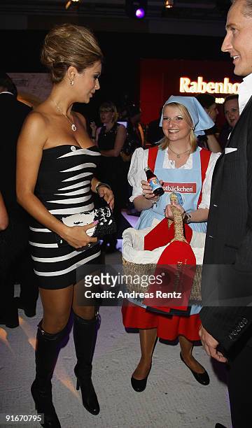 Verona Pooth and her husband Franjo Pooth attend the after show party to 'Tribute To Bambi 2009' at The Station on October 9, 2009 in Berlin, Germany.