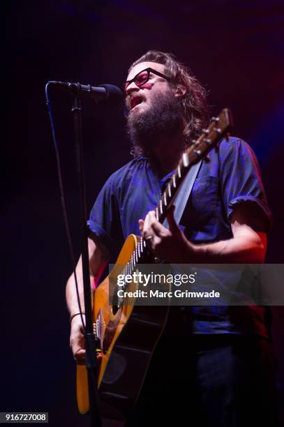 Father John Misty performs at St Jerome's Laneway Festival on February 10, 2018 in Brisbane, Australia.