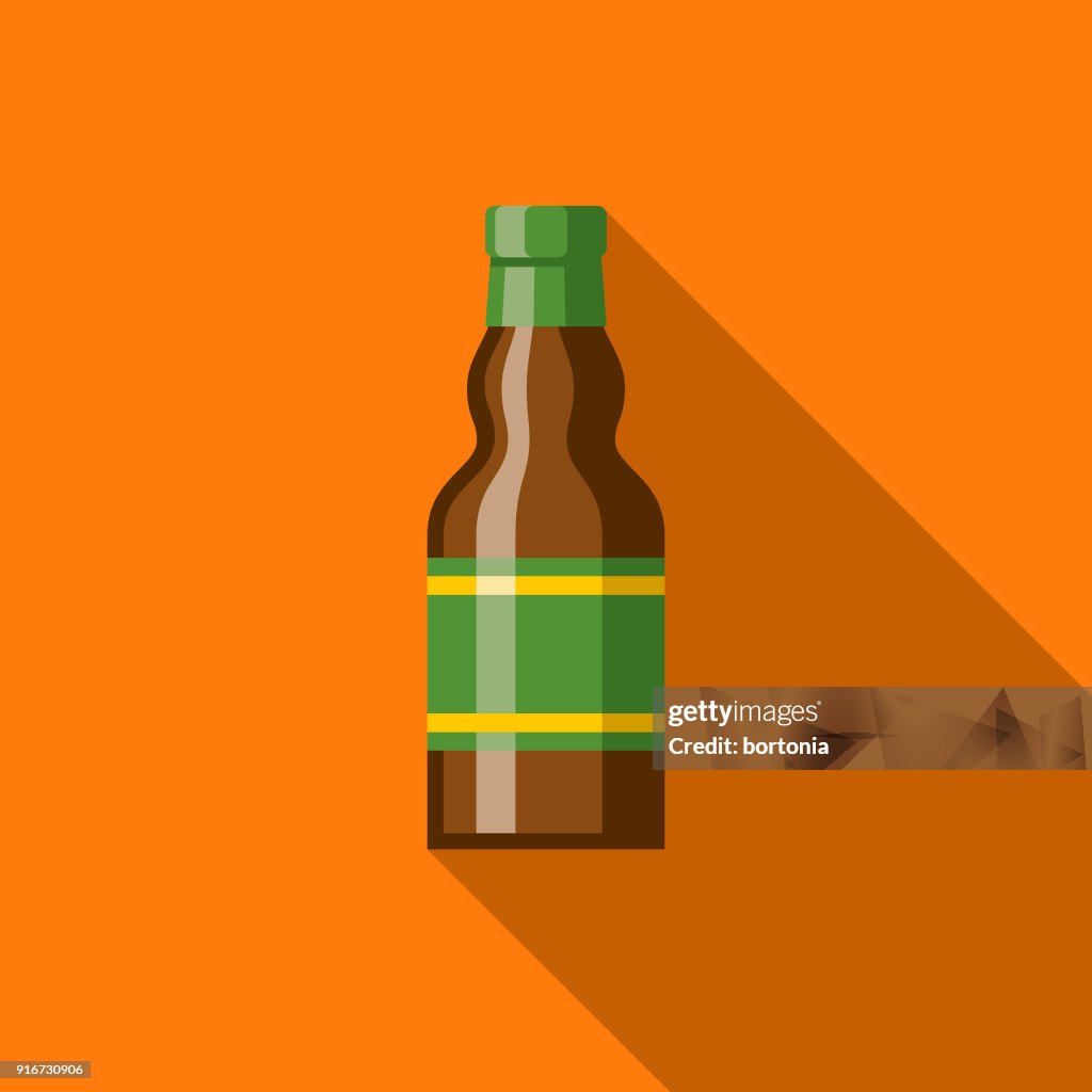 Whisky Flat Design St. Patrick's Day Icon