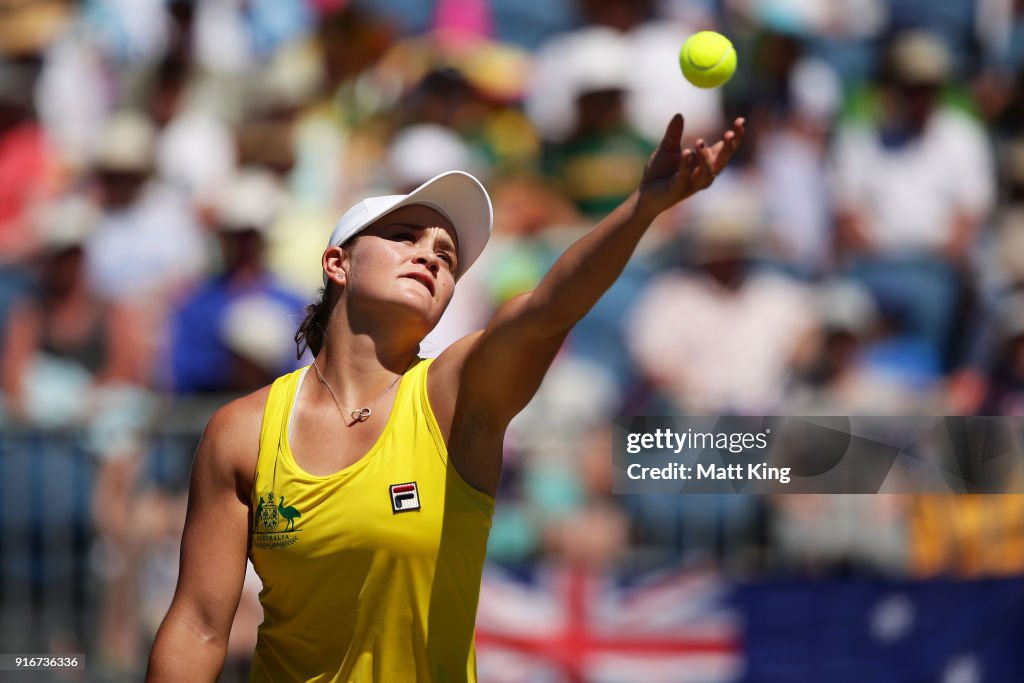 Australia v Ukraine - Fed Cup