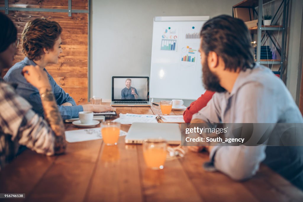 Videokonferenz treffen