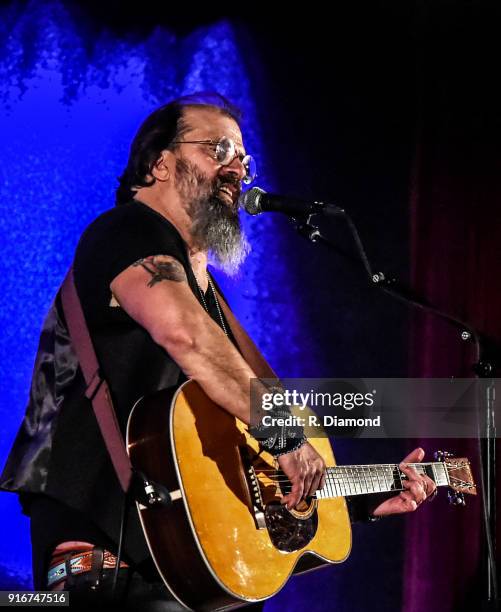 Steve Earle performs during his Annual Winter Residency at City Winery on February 9, 2018 in Atlanta, Georgia.