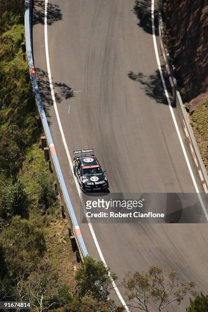 Todd Kelly drives the Kelly Racing Holden during pratice for the Bathurst 1000, which is round 10 of the V8 Supercars Championship Series at Mount...