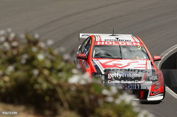 Will Davison drives the Holden Racing Team Holden during pratice for the Bathurst 1000, which is round 10 of the V8 Supercars Championship Series at...