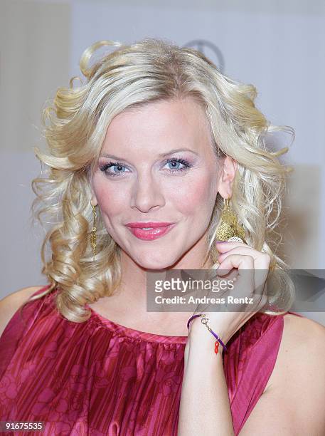 Eva Habermann arrives for the 'Tribute To Bambi 2009' at The Station on October 9, 2009 in Berlin, Germany.