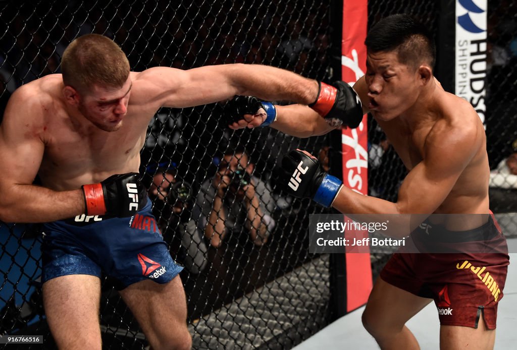 UFC 221: Matthews v Jingliang