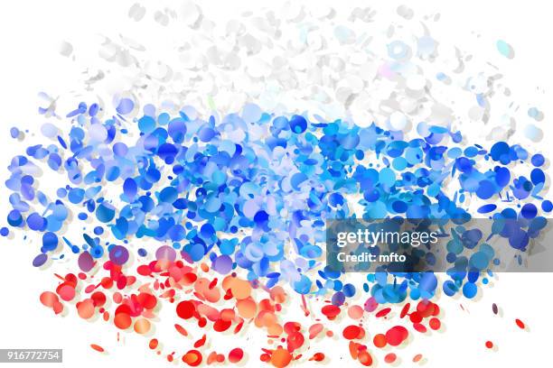 flag - russian flag stock illustrations