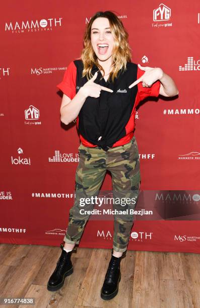 Arielle Vanderberg arrives at The Inaugural Mammoth Film Festival on February 10, 2018 in Mammoth Lakes, California.