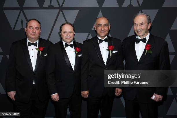 David Gasparian, Stanislav Gorbatov, Souhail Issa, and Leonard Chapman attend the Academy of Motion Picture Arts and Sciences' Scientific and...