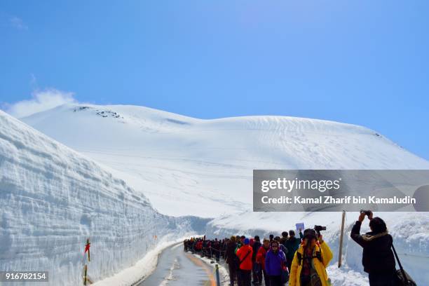 tateyama kurobe alpine and the mountains - chilly bin stock pictures, royalty-free photos & images