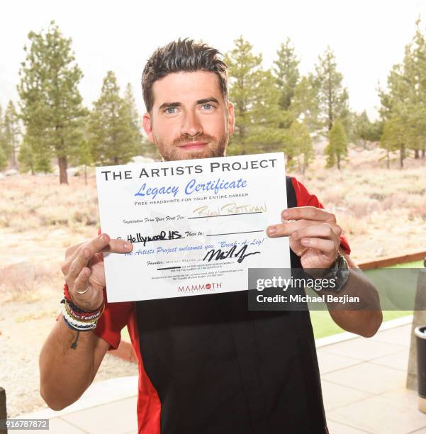 Ryan Rottman poses for portrait giveback for The Artists Project at The Inaugural Mammoth Film Festival on February 10, 2018 in Mammoth Lakes,...