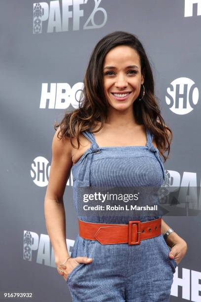 Actress Toni Duclottni attends "Lalo's House" Red Carpet & Screening at Cinemark Baldwin Hills Crenshaw Plaza 15 on February 10, 2018 in Los Angeles,...