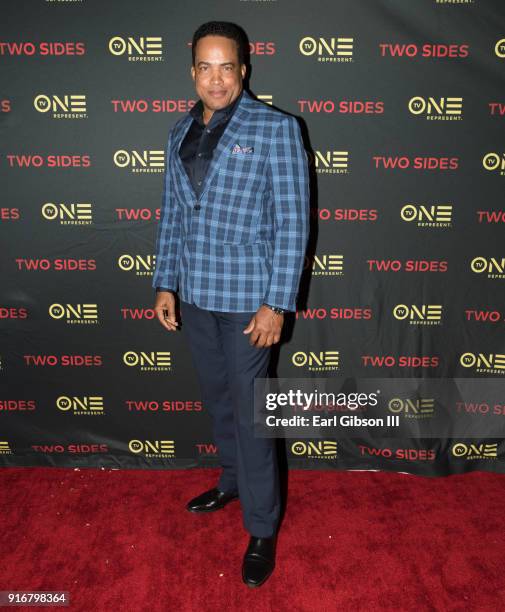 Moderator Kevin Ross attends the Pan African Film Festival-TV One: Social Justice Screening And Community Forum at Baldwin Hills Crenshaw Plaza on...