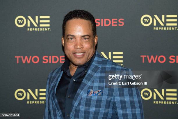 Moderator Kevin Ross attends the Pan African Film Festival-TV One: Social Justice Screening And Community Forum at Baldwin Hills Crenshaw Plaza on...