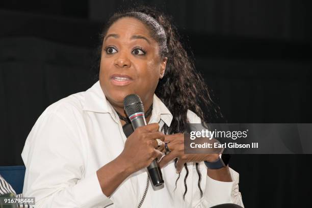 Original Programming and Production, TV One D'Angela Proctor serves as a panelist at the Pan African Film Festival-TV One: Social Justice Screening...