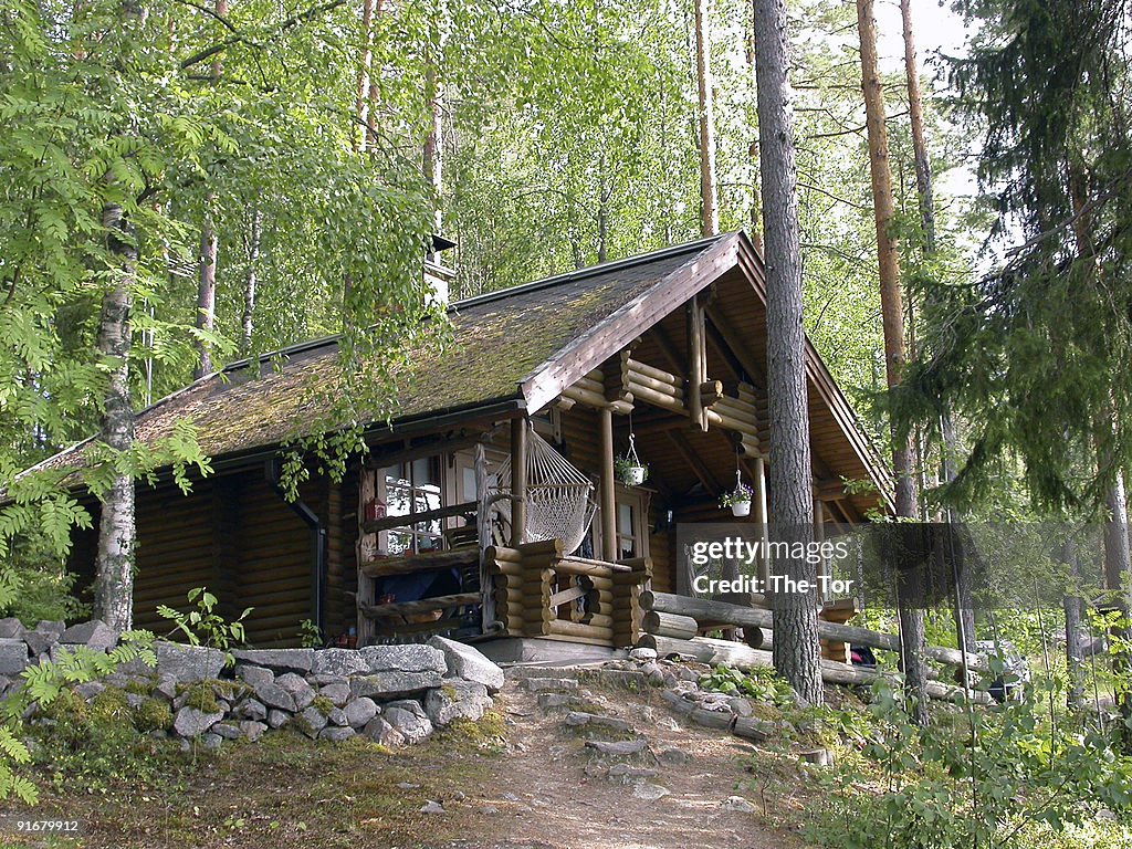 Log Blockhütte