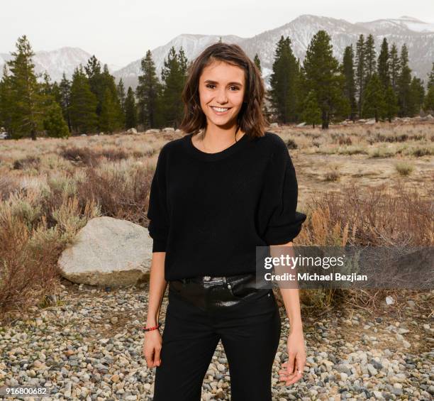 Nina Dobrev poses for portrait giveback for The Artists Project at The Inaugural Mammoth Film Festival on February 10, 2018 in Mammoth Lakes,...