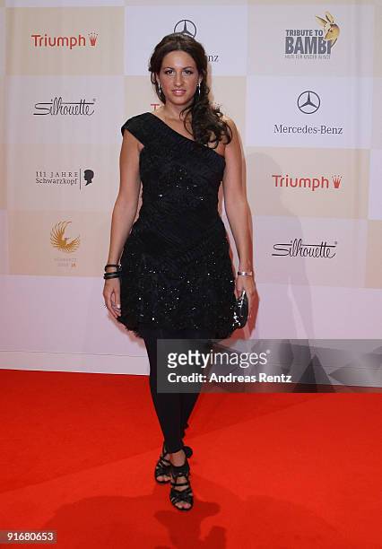 Minu Barati-Fischer arrives for the 'Tribute To Bambi 2009' at The Station on October 9, 2009 in Berlin, Germany.