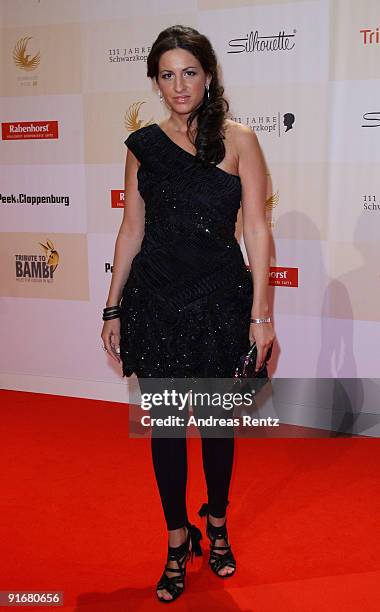 Minu Barati-Fischer arrives for the 'Tribute To Bambi 2009' at The Station on October 9, 2009 in Berlin, Germany.