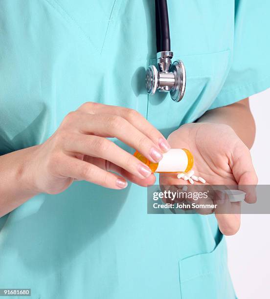 prescription meds - healthcare worker beauty in nature stock pictures, royalty-free photos & images