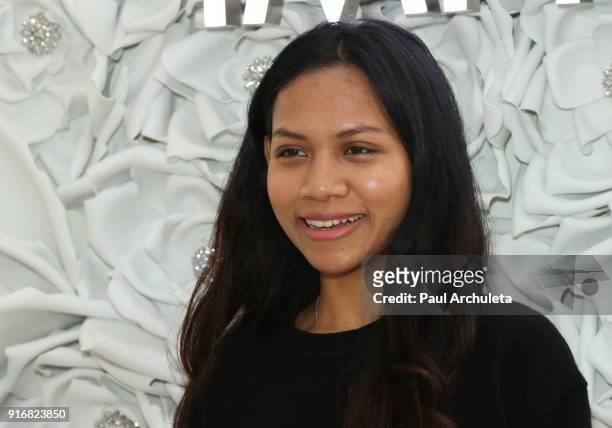 Actress Sheila Sarasmita attends the Gretchen Christine x Impressions Vanity PopUpParty on February 10, 2018 in Los Angeles, California.
