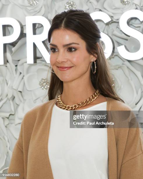 Actress Tiffany Brower attends the Gretchen Christine x Impressions Vanity PopUpParty on February 10, 2018 in Los Angeles, California.