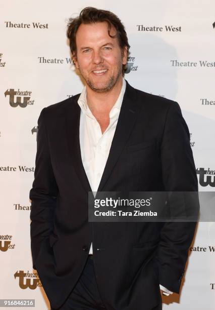 Actor Jay Huguley attends the 'Love Letters To Lee Meriwether' premiere at Theatre West on February 10, 2018 in Los Angeles, California.