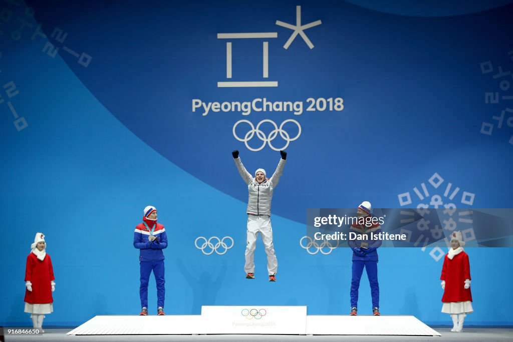 Medal Ceremony - Winter Olympics Day 2