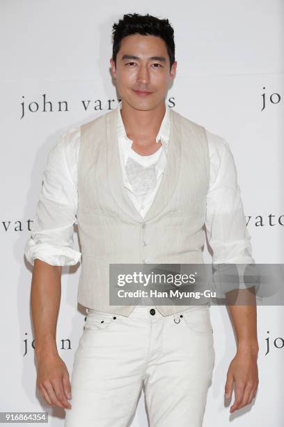 Daniel Henney attends autographs for "John Varvatos" at Lotte Department Store on February 11, 2018 in Seoul, South Korea.