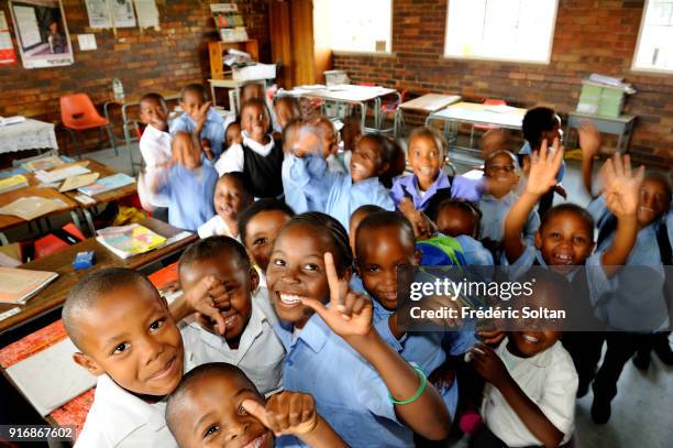 Primary school in Soweto. Soweto is a township of the City of Johannesburg Metropolitan Municipality. Its origins are as a very poor and impoverished...