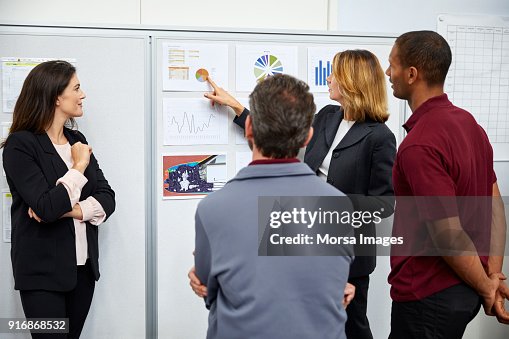 Managers Explaining Manager Explaining Charts To Automobile Engineers High-Res Stock Photo ...