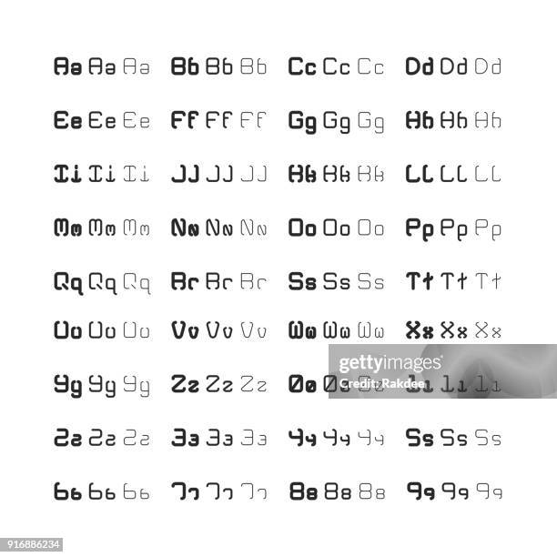 Alphabet Full Set Typography Series High-Res Vector Graphic - Getty Images