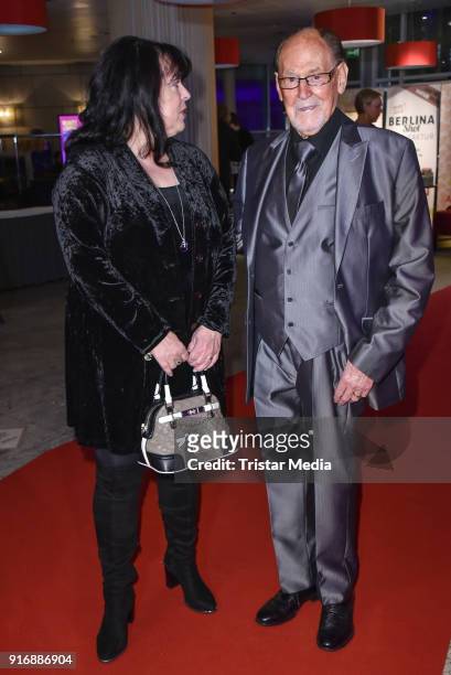 Herbert Koefer and his wife Heike Knochee attend the 18th Brandenburg Ball on February 10, 2018 in Potsdam, Germany.