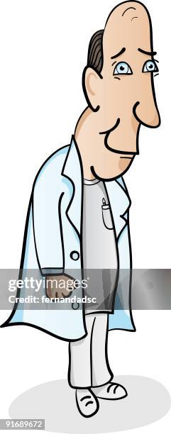 male doctor - orthopedic surgeon stock illustrations