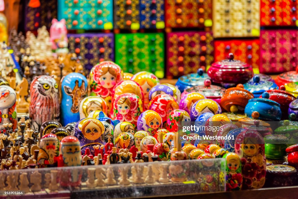 Poland, Krakow, Matryoshkas