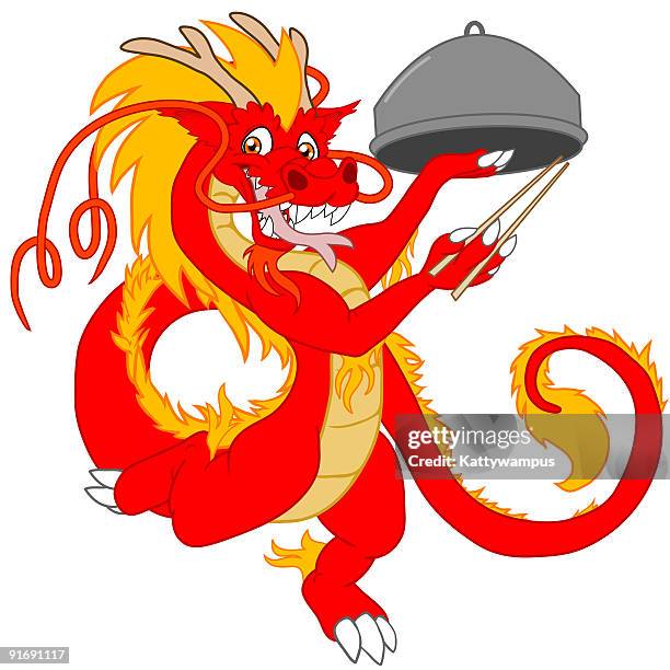 dim-sum-dragon - dim sum stock-grafiken, -clipart, -cartoons und -symbole