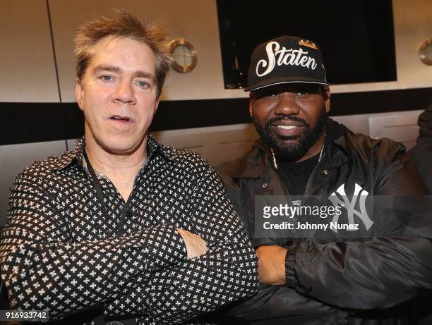 Designer Andy Hilfiger and Rapper Raekwon attend the Andy Hilfiger Presents ARTISTIX on February 10, 2018 in New York City.