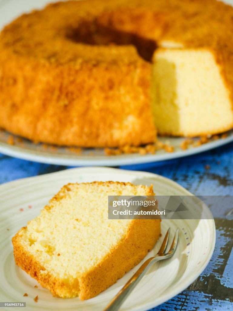 Homemade Cheese Chiffon Cake